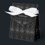 Svart och Silver Deco Tält Presentaskar<br><div class="desc">*Anpassa genom att lägga till text eller ändra storlek på bilden i sidled.</div>