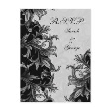 svart och Silver Grått, Bröllop