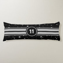 Svart och Silver Tävla Rand Starlight