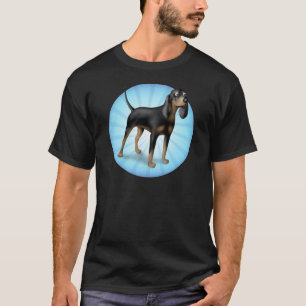 Svart och solbränd tecknad BTC Tee Shirt