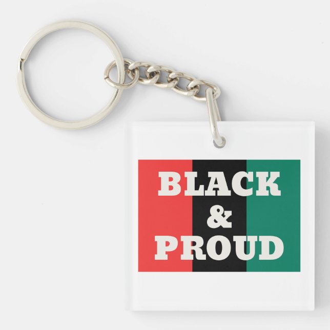 Svart och stolt på Färgen Red, Black och Grönt (Framsidan)