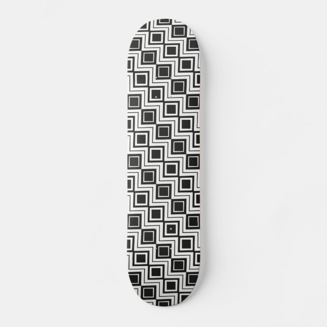 Svart och svart skateboard bräda 20,5 cm (Framsida)