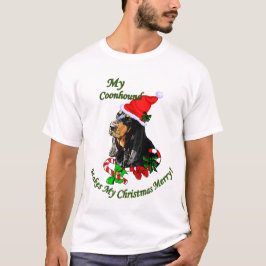 Svart och Tan Coonhound-julklappar Tröja