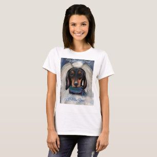 Svart och Tan Dachshund T Shirt