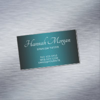 Svart och teal elegant ombre
