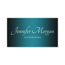 Svart och Teal Elegant Ombre
