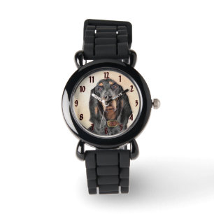 Svart och tonfärgad kontolsfärg - Originalkonst av Armbandsur