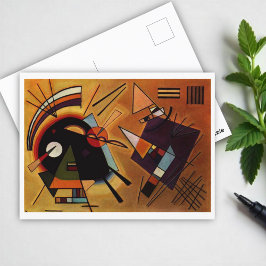 Svart och Violett, Kandinsky, 1923 Vykort