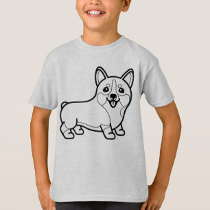 SVART OCH VIT #31 - Corgi Leende T Shirt