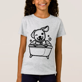 SVART OCH VIT #58 - Hundbad T Shirt