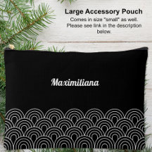 Svart och vit-Arches Glam Large Suppory Pouch