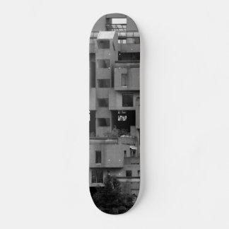 Svart och vit arkitektonisk mini skateboard bräda 18,5 cm