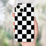 Svart och vit återtagskontroll<br><div class="desc">Trendigets boho-schackbräde skriver ut telefonfodral i svartvitt färg. Använda designen verktyg om du vill lägga till ditt eget monogram,  namn eller annan text,  eller ändra färgen i bakgrunden om du vill skapa ett unikt hölje för en typ av enhet.</div>