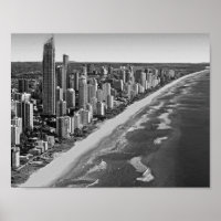Svart och Vit Australien Gold Coast