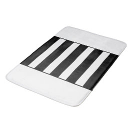 Svart och vit. badrumsmatta