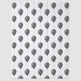 Svart och vit ballonger