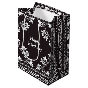 Svart och vit Bandanna-design