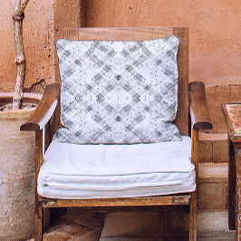 Svart och vit Blommigt, estetisk Kudde