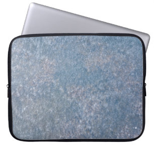 Svart och vit blommigt laptop fodral