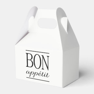 Svart och vit Bon-aptit Presentaskar