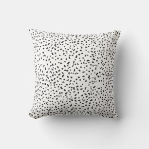 Svart och vit Dalmatian Pillow Kudde