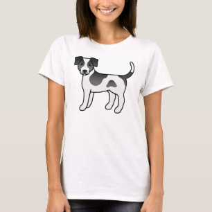 Svart och vit Dansk-Svensk gårdshund Söt Hund T Shirt