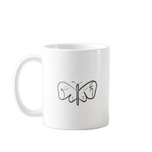 Svart och vit fjäril