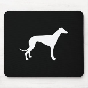 Svart och vit form av Greyhound Musmatta