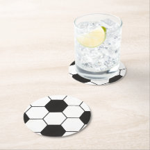 Svart och Vit Fotbolls Mönster Geometrisk