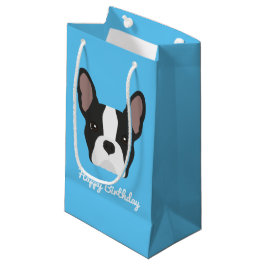 Svart och vit Fransk Bulldog Small Gift Bag