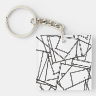 Svart Och Vit Geometrisk-Modern Minimalistisk