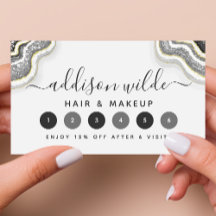 Svart Och Vit Glitter Agat Geod Lyx Chic