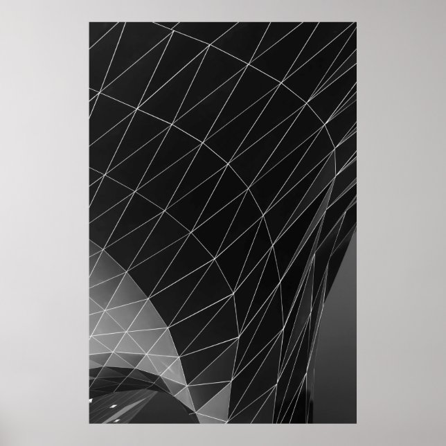 Svart och vit grafik poster (Framsidan)