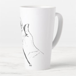 svart och vit hand på kaffemugg