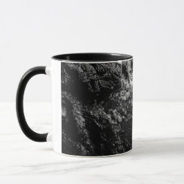 Svart och vit havsvågor Tvåtons-mugg Mugg