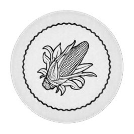 Svart och vit ikon för maj med löv