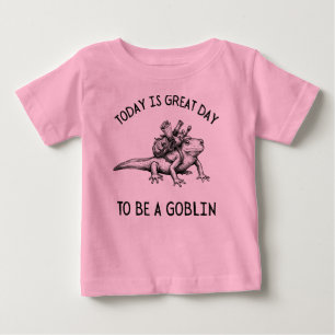 Svart och vit illustration av nyfiket vattensalama t shirt
