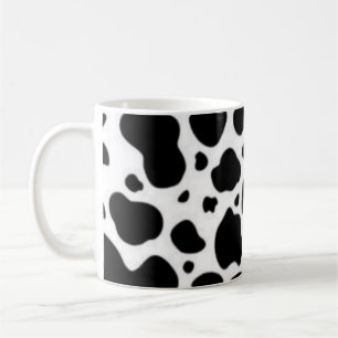 Svart och vit kaffemugg