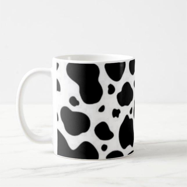 Svart och vit kaffemugg (Vänster)