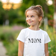 Svart och vit kärlek du mamma tryck