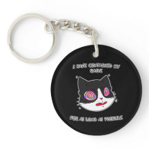 Svart och vit katt med fin text