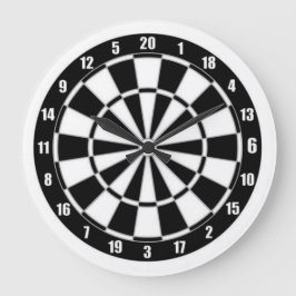 Svart och vit klocka