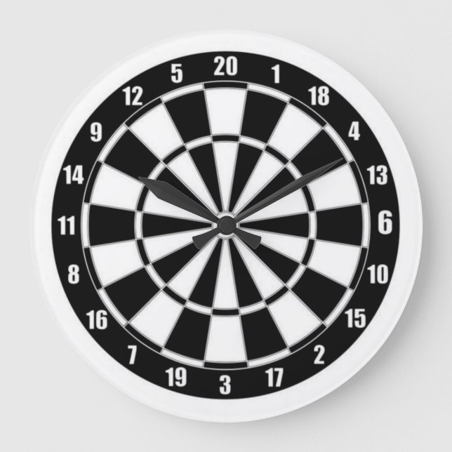 Svart och vit klocka (Framsida)