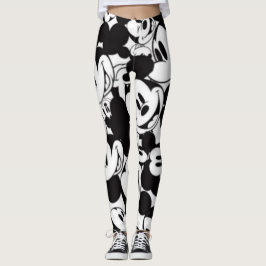 Svart och vit leggings