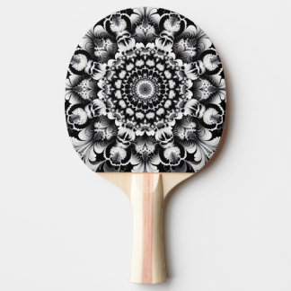 Svart och vit lycka pingisracket