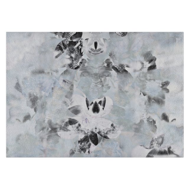 Svart och vit lyxfri abstrakt modern konst (Framsidan)