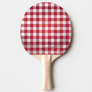 Svart och vit med schackbräde pingisracket