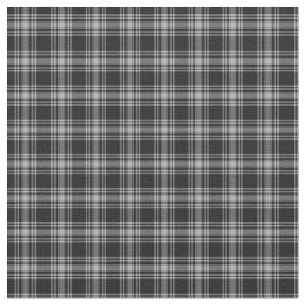 Svart och vit Menzies skotsk Tartan-mönster Tyg