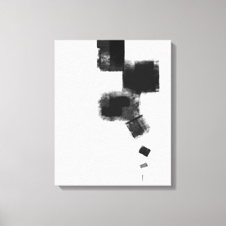 Svart och vit minimiAbstrakt Art. 113 Canvastryck