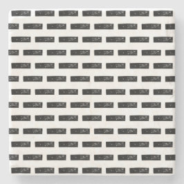 Svart och vit "Minus"-symbol Lino-klipp Stenunderlägg